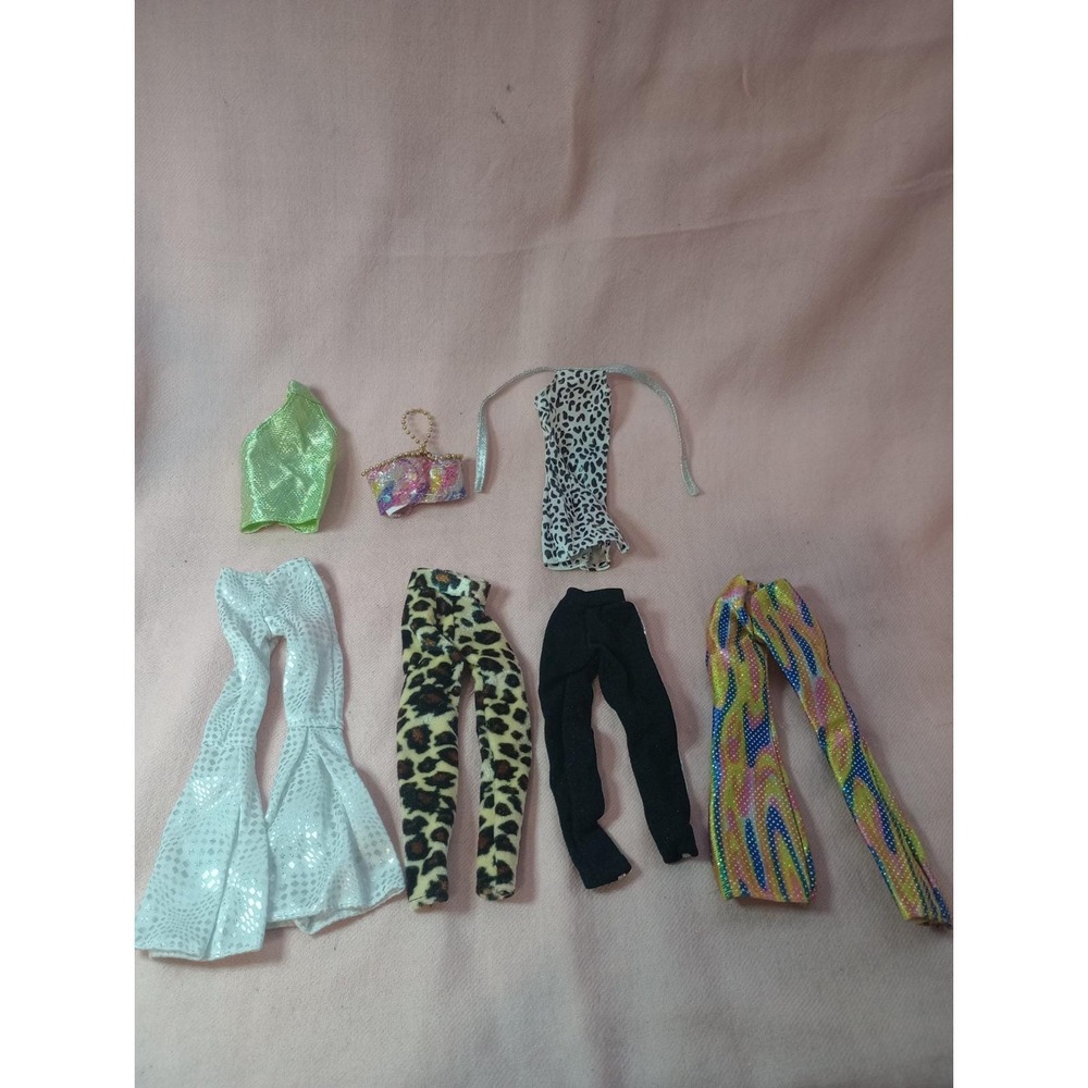 Vintage Lucky Rock N Roll Power Fashions Doll Clothes Lot Tagged Barbie Size